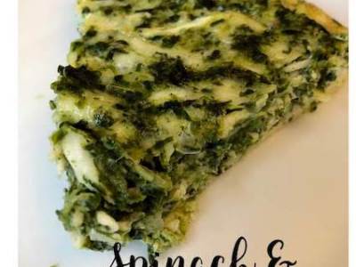 Spinach & Cheese&nbsp;Quiche