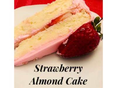 Strawberry Almond Cake