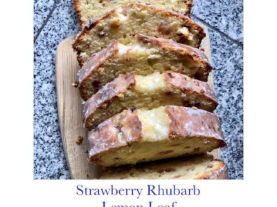 Strawberry Rhubarb Lemon&nbsp;Loaf