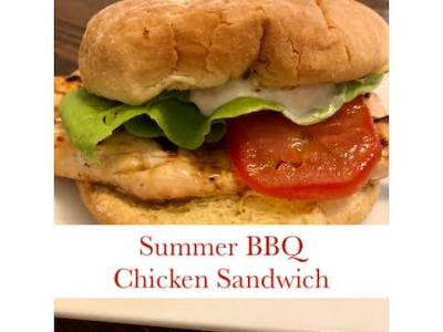 Summer BBQ Chicken&nbsp;Sandwich